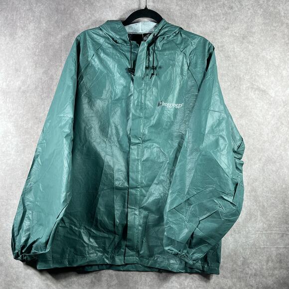 Froggs Toggs Ultra-Lite2 Waterproof Rain Suit Mens Medium Green 2-Piece Set - Picture 2 of 16